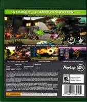 Xbox ONE Plants vs Zombies Garden Warfare Back CoverThumbnail